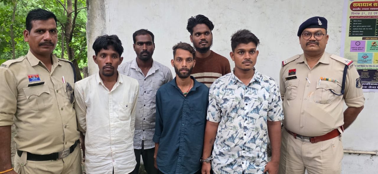 बिर्रा पुलिस की मुस्तैदी से डकैती की बड़ी साजिश नाकाम, एयर गन व घातक हथियारों के साथ 5 आरोपी गिरफ्तार 1 IMG 20260813 WA0019